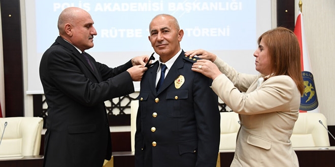Polis Akademisi Başkanlığında terfi töreni
