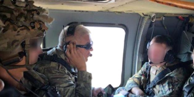 Fırat'ın doğusunda ilk ortak helikopter uçuşu