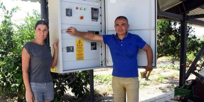 Çiftliğindeki güneş enerjisi artık kazandırıyor