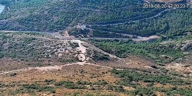Ormanı ateşe verenler mobil kameralara yakalandı
