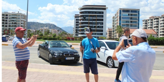 Kaş'ta vantuz balığı yakalandı