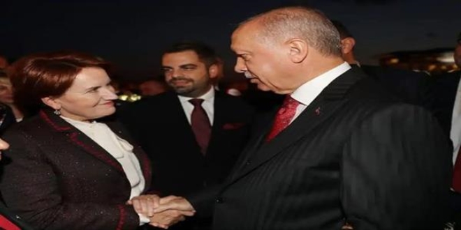 Erdoğan ve Akşener sohbet etti
