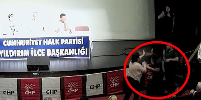 Kaftancıoğlu'nun katıldığı toplantıda, partililer birbirine girdi