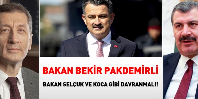 Bakan Bekir Pakdemirli, torpili nlemek iin hibir ey yapmayacak m?