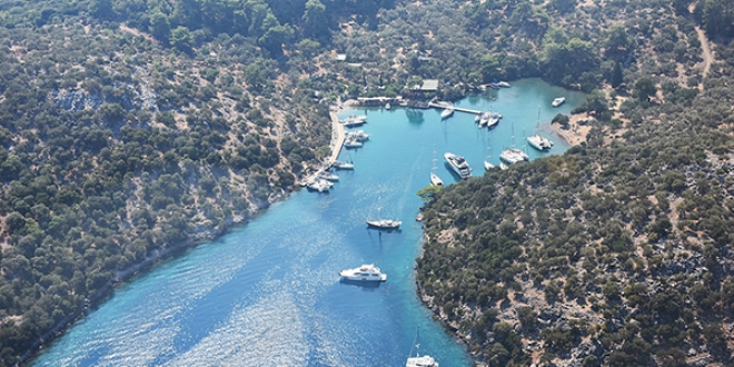 Muğla kıyılarına 'uçan göz'lü denetim