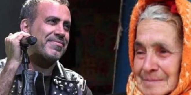 Yaşlı kadına Haluk Levent sahip çıktı