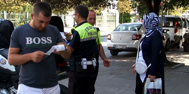 1 günde 20 yayaya 2 bin 160 TL para cezası kesildi