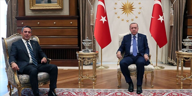 Cumhurbaşkanı Erdoğan ile Ali Koç bir araya geldi