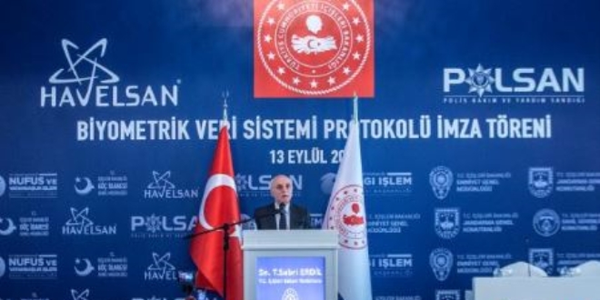 Biyometrik Veri Sistemi Protokolü İmza Töreni