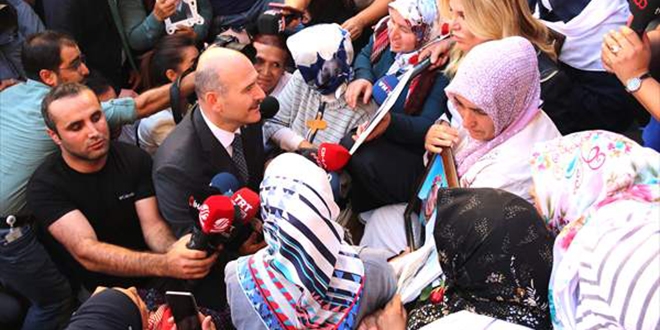 Bakan Soylu: Bu annelerin demiri eritecek yürekleri var