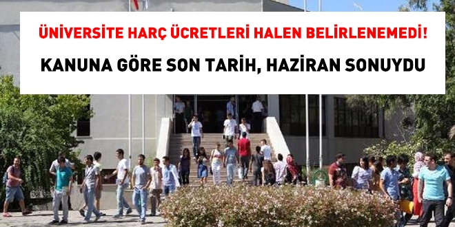 Üniversite harç ücretleri halen belirlenemedi! Kanuna göre son tarih Haziran sonuydu