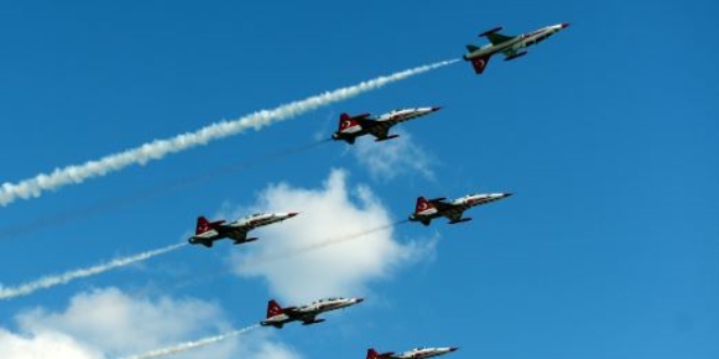 Türk Yıldızları ve SU-30 TEKNOFEST'te nefes kesti