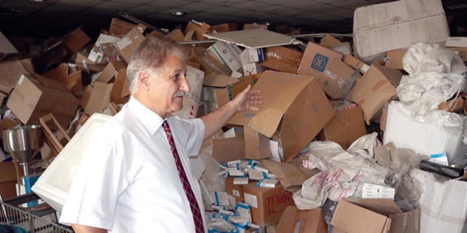 90 kamyon ilaç depoda unutuldu, zarar 200 milyon TL