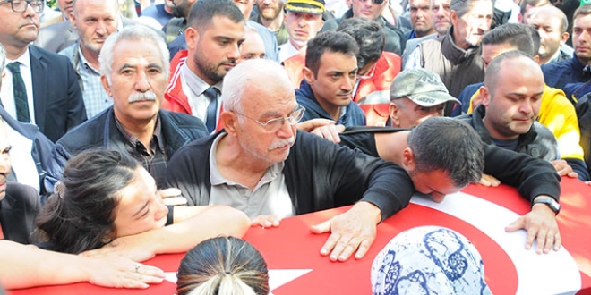 Şehit astsubayın cenazesi baba ocağına getirildi