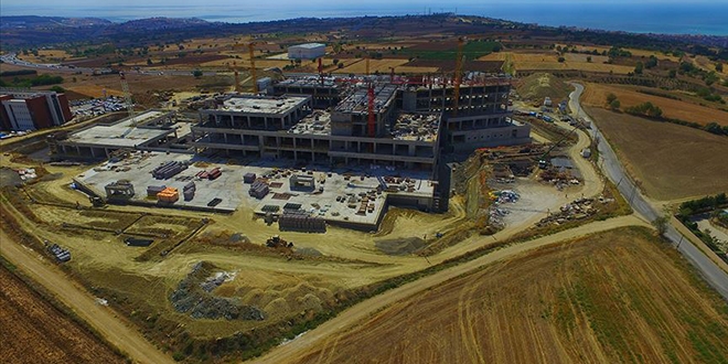 Trakya'nın 'tek şehir hastanesi' yükseliyor