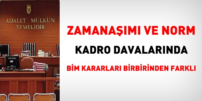 Bölge İdare Mahkemeleri arasında uygulama ve içtihat birliği yok