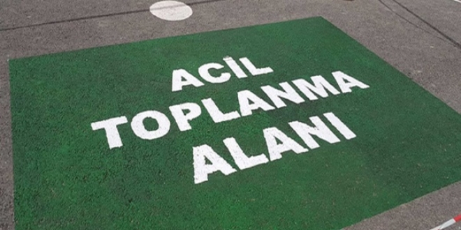 Acil toplanma alanları nerede, nasıl ulaşacaksınız?