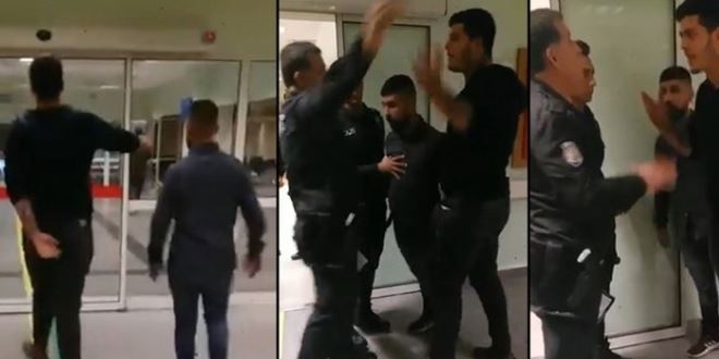 Polisin üzerine yürüyen iki kişi tutuklandı