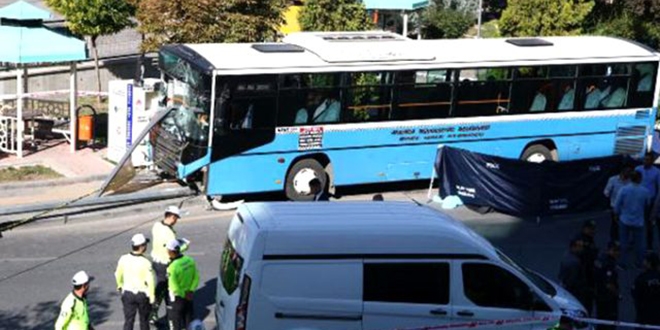 Mamak'taki kazadaki özel halk otobüsü şoförü tutuklandı