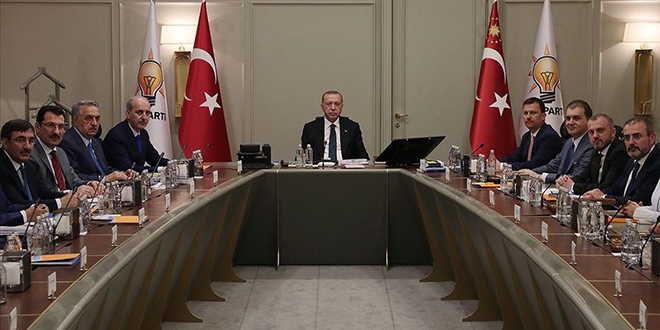 AK Parti MYK Toplantısı sona erdi