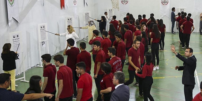 Başkentte göz tarama rekoru kırıldı