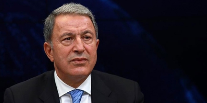 Bakan Akar'dan başsağlığı mesajı