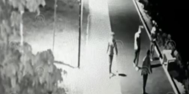 Çöp kovalarını kırarak göle atan 4 kişi yakalandı