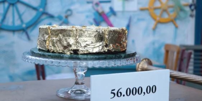 Türkiye'nin en pahalı pastası, fiyatı 56 bin lira