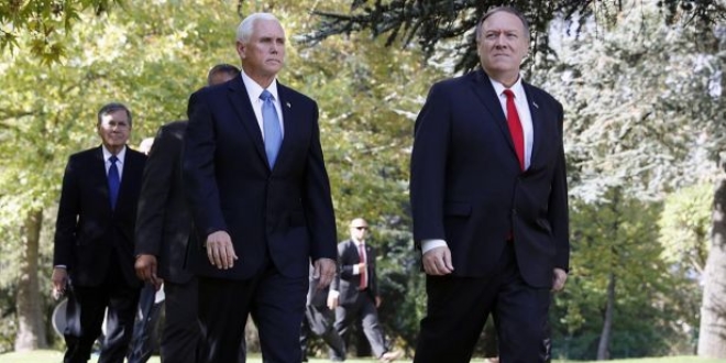 Pence ve Pompeo, Trkiye'den ayrld