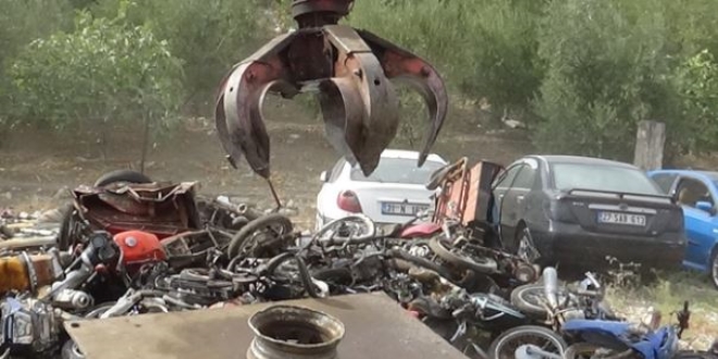 Hurda motosikletler silah endüstrisinde kullanılacak