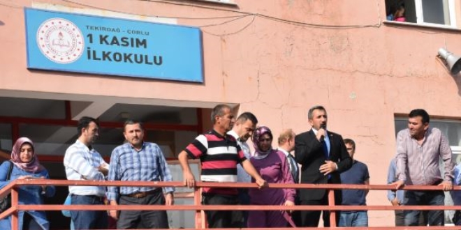 Tahliye edilen okulda velilerin istediği oldu