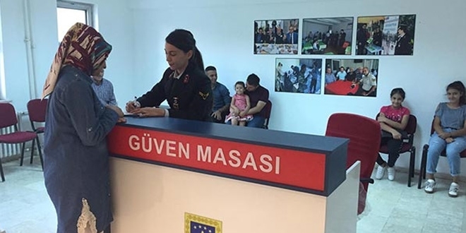 'Güven Masası' uygulaması emniyetten sonra jandarmada