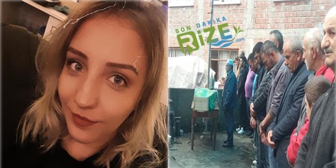 Kazada ölen üniversite öğrencisi Kader, toprağa verildi