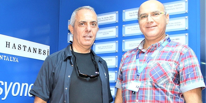 Polis memurundan hayatını kurtaran doktora teşekkür