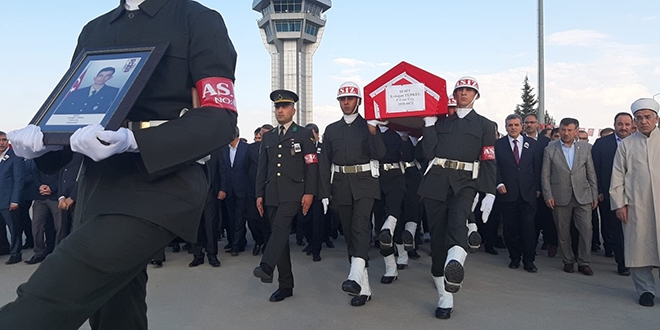 Şehit Erdoğan Türkel için tören düzenlendi