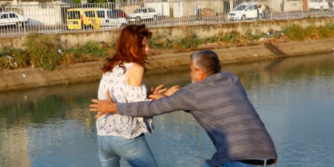 Eşiyle tartıştı, canına kıymak istedi, polis kurtardı