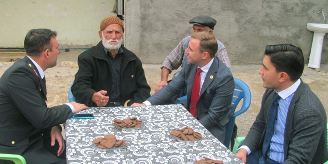 Yeni kaymakamn ilk ii cumhuriyetin en yakn tann ziyaret