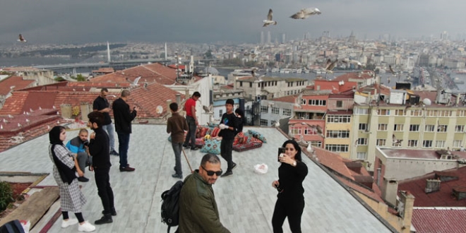 Sağır Han'a bugün de zabıta ekipleri geldi