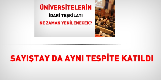 Üniversitelerde, bilimsel araştırma projeleri birimi, idari teşkilatta düzenlenmeli!