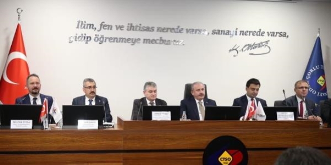 TBMM Başkanı Mustafa Şentop Çorlu'da