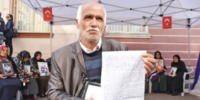 O teröristten Diyarbakır annelerine destek mektubu