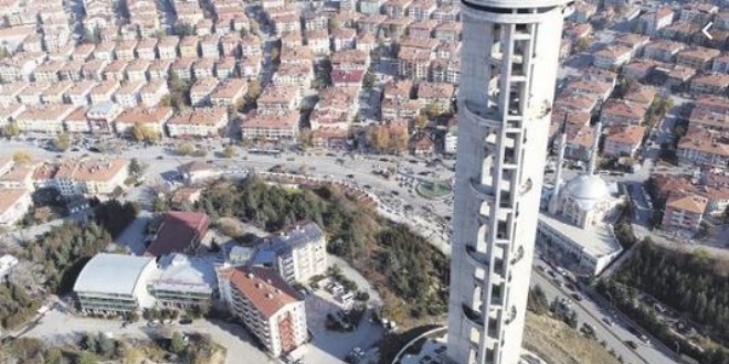 Keçiören'deki Cumhuriyet Kulesi 2023'e yetişecek