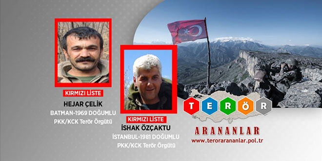 PKK'ya üst düzey darbe... Kırmızı listedeki 2 terörist öldürüldü