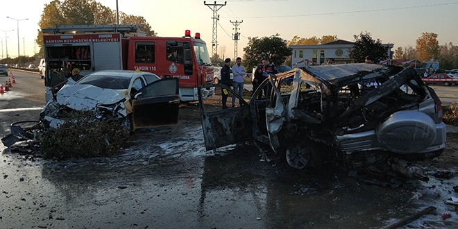Savcının kullandığı cip ile otomobil çarpıştı: 1 ölü, 8 yaralı