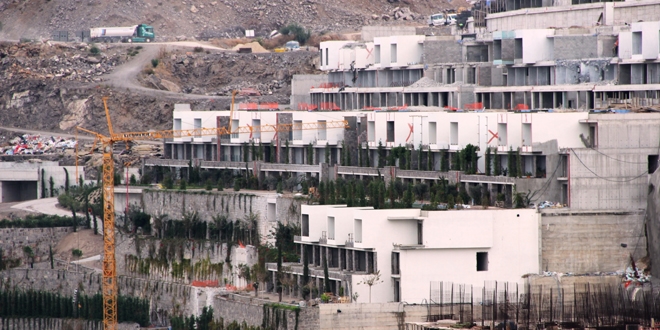 Yıkılan milyon dolarlık evlerin yerine fidan dikildi