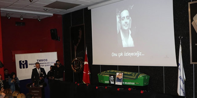 Mühendis Küçükcan için İMO'da tören düzenlendi