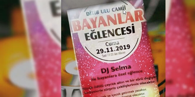 Tepkiler üzerine Camide DJ'li eğlence iptal edildi
