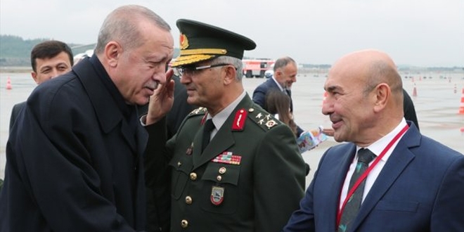 Erdoğan'ı, CHP'li Belediye Başkanı karşıladı