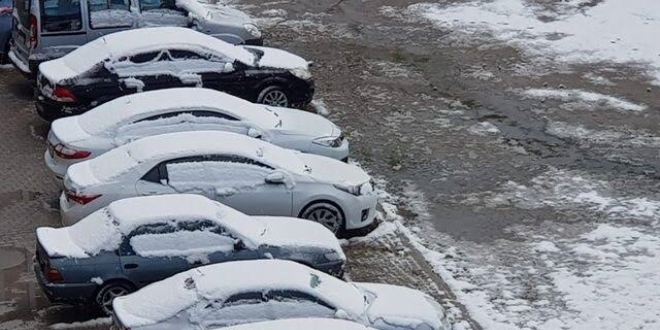 Erzurum ve Kars beyaza bürüdü