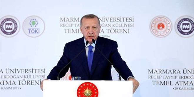 Cumhurbaşkanı Erdoğan'dan, Macron'a tepki